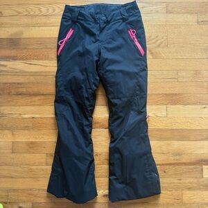 SPYDER Women’s Black & Pink Ski‎ Snow Pants Waterproof size XS